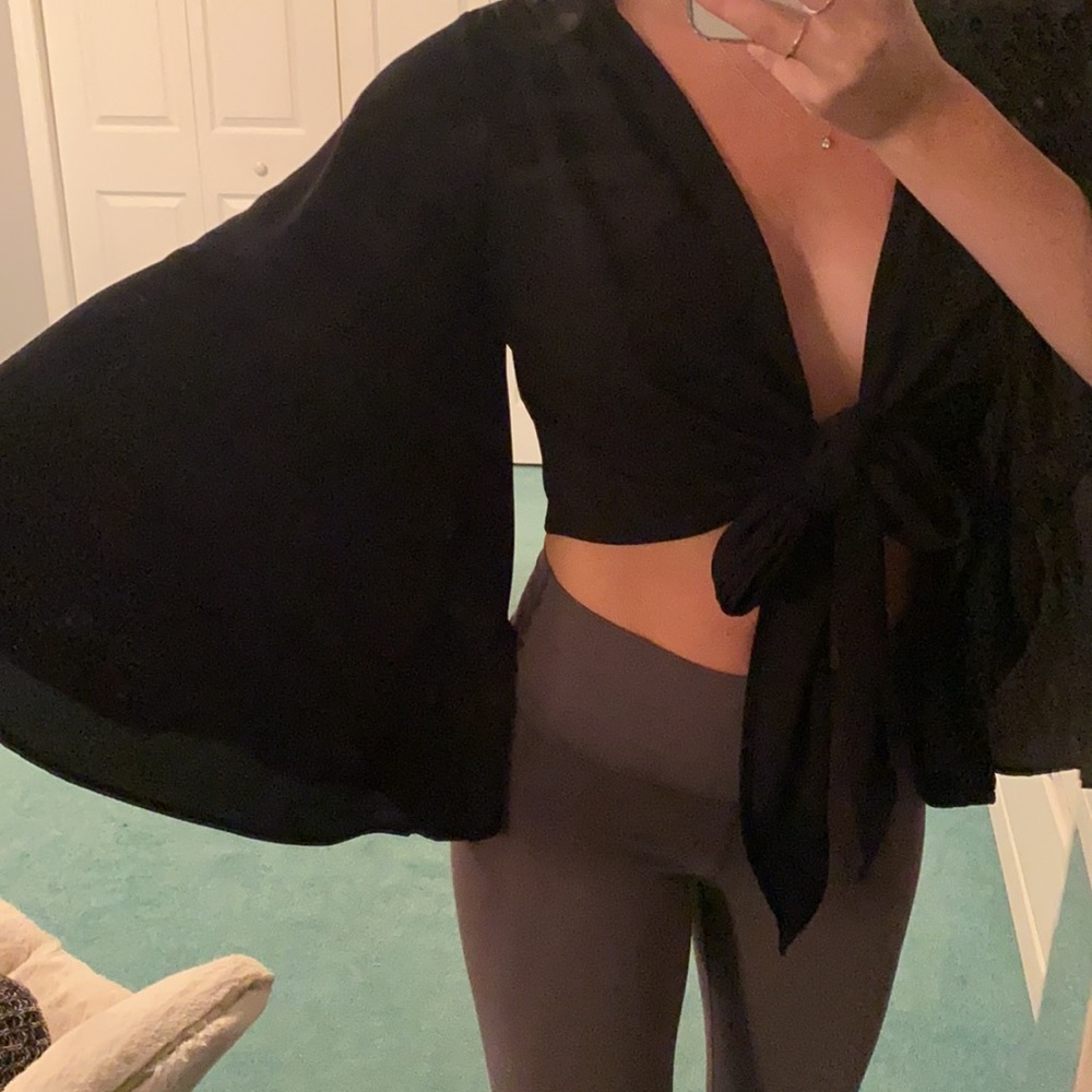 Tie front crop top - Picture 8 of 8
